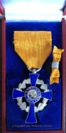 Huisorde van Oranje in zilver met blauw